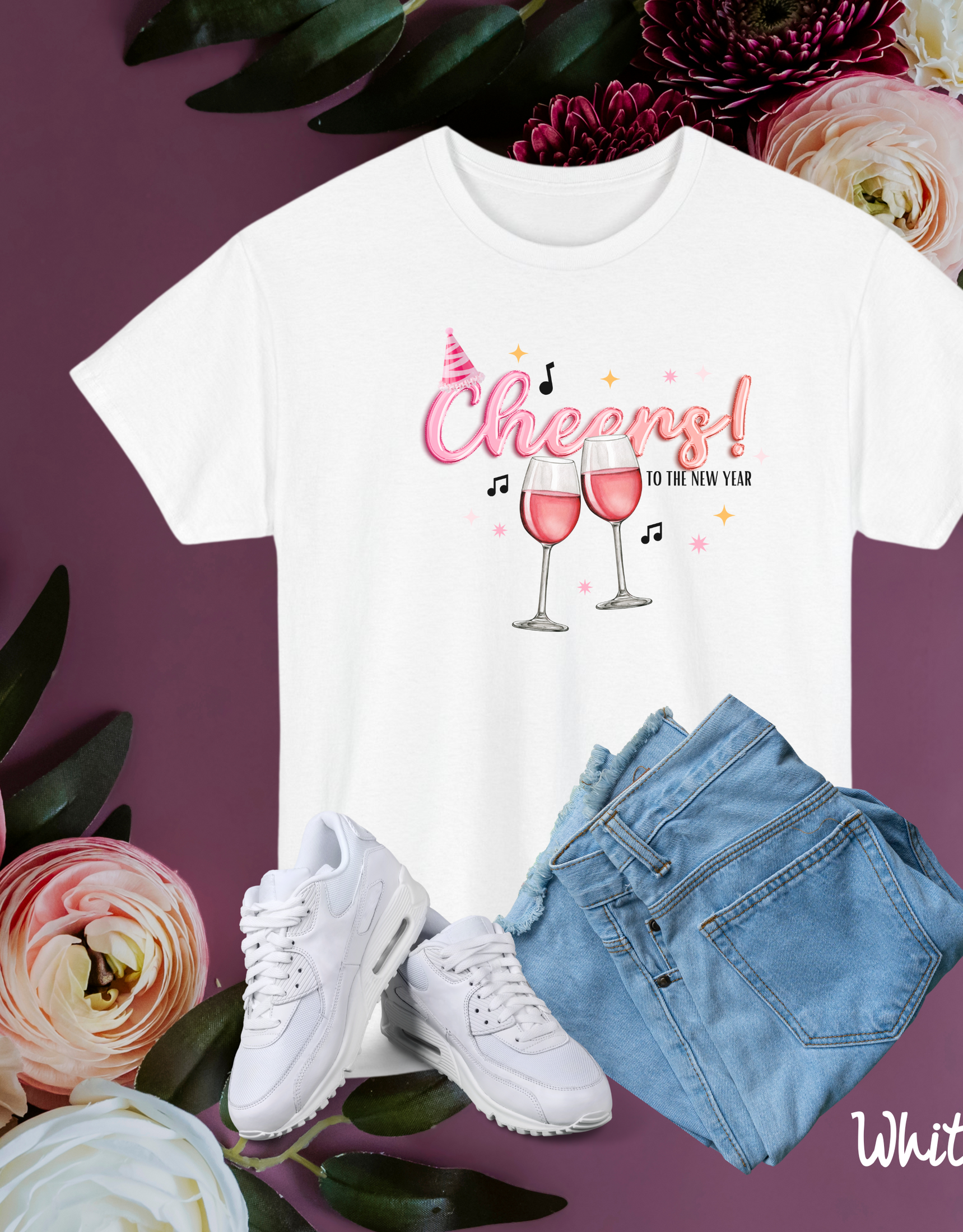 Cheers To The New Year T shirts, Welcome New Year Tees, Cute Shirts For NY Celebrations