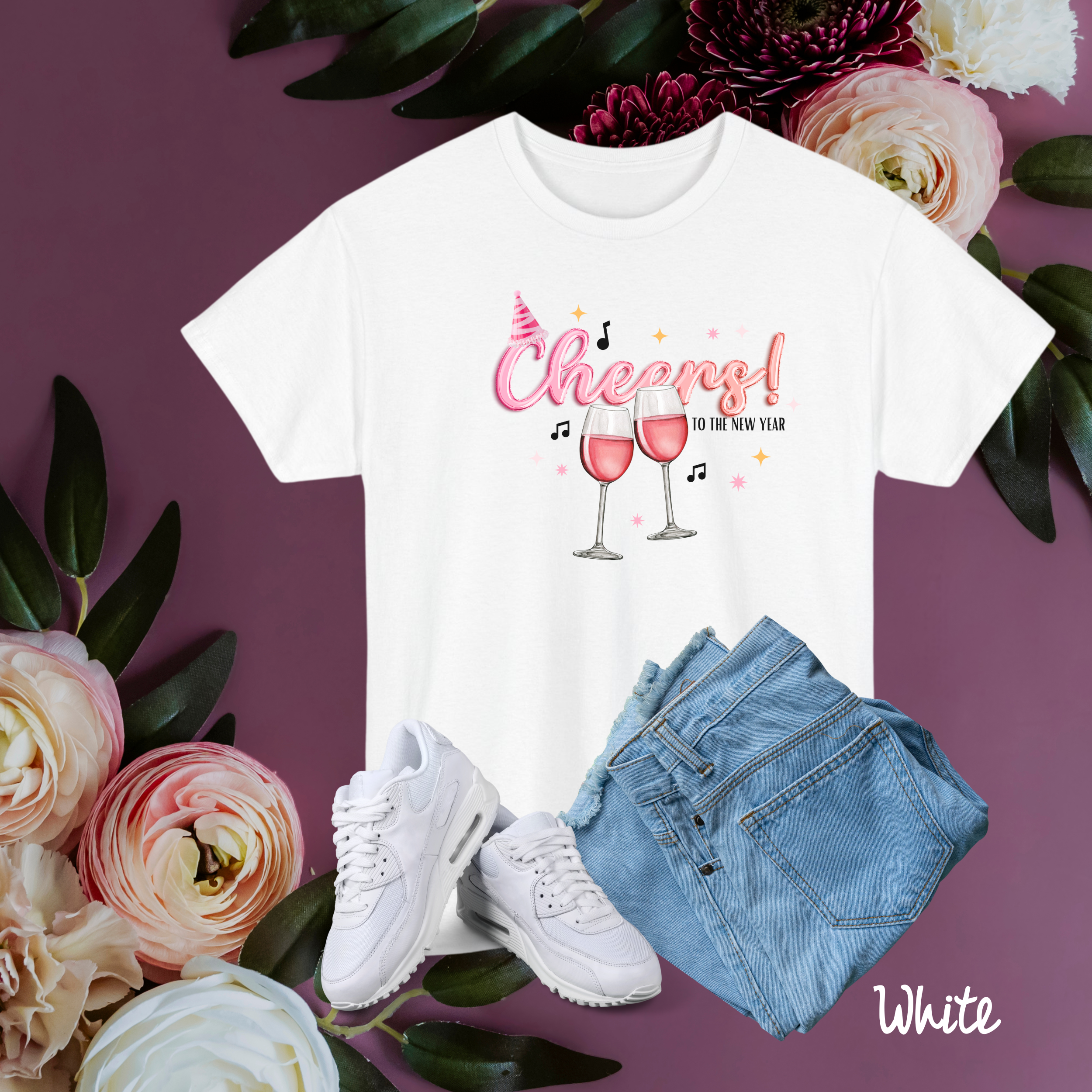 Cheers To The New Year T shirts, Welcome New Year Tees, Cute Shirts For NY Celebrations