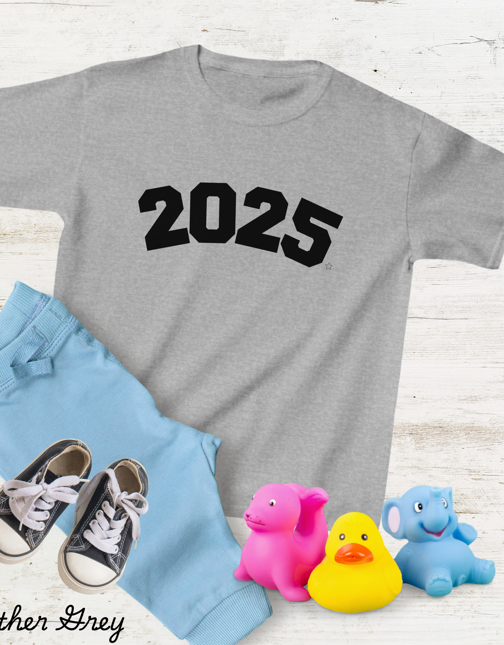 Girl's Shirts For New Year, New Year Outfit, 2025 Tshirts, Simple Shirts For Kids And Toddlers For NY