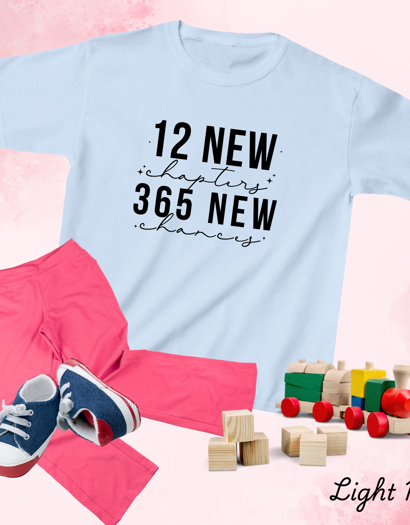 12 New Chapters 365 New Chances Tshirts, 2025 New Year Tees, Family New Year shirts