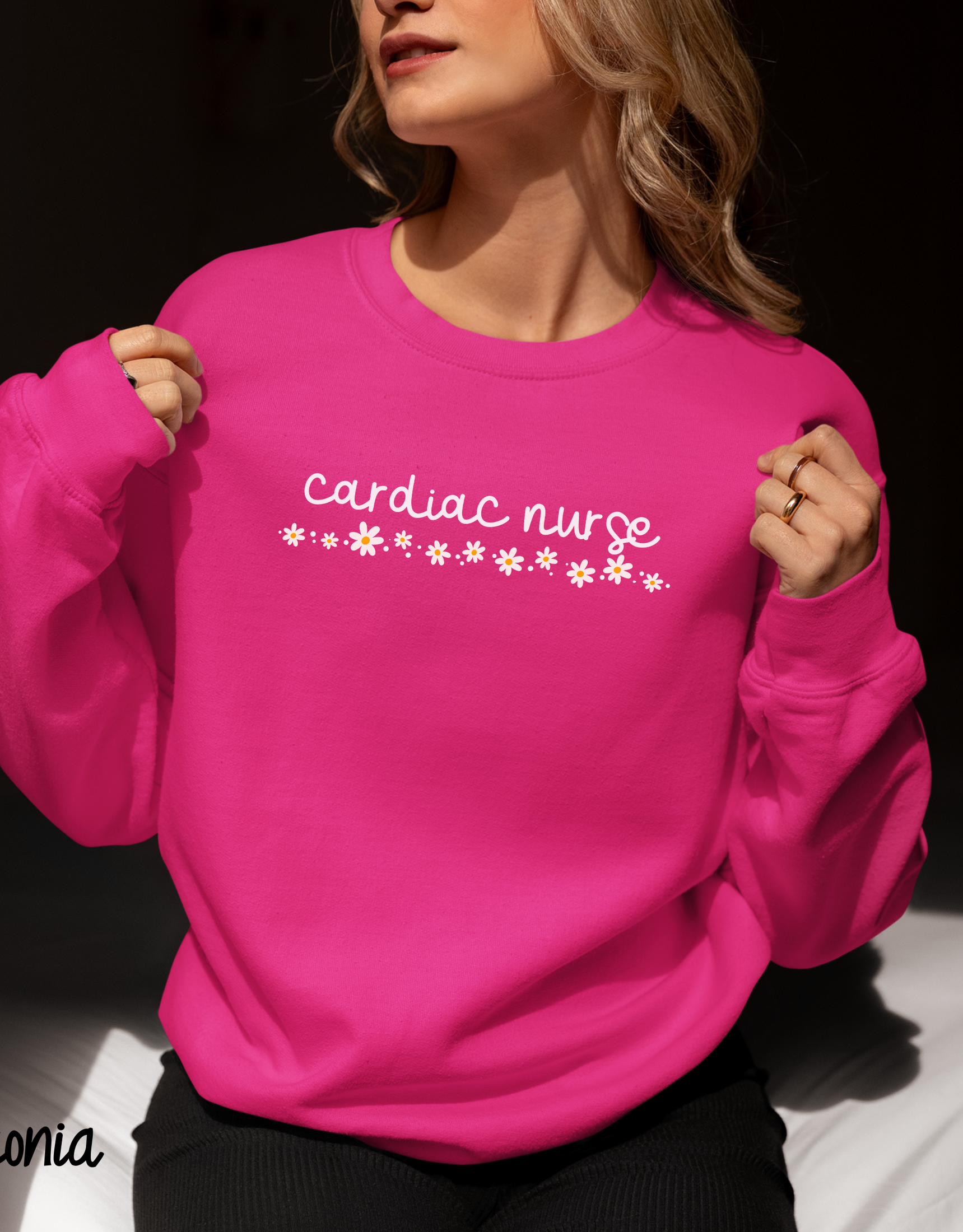 Floral Cardiac Nurses Sweatshirt, Cardiac Nurse Sweatshirts, Heart Anatomy Sweaters, Heart Nurse Gift, Cardiology Nurse Gifts, Cvicu Sweater