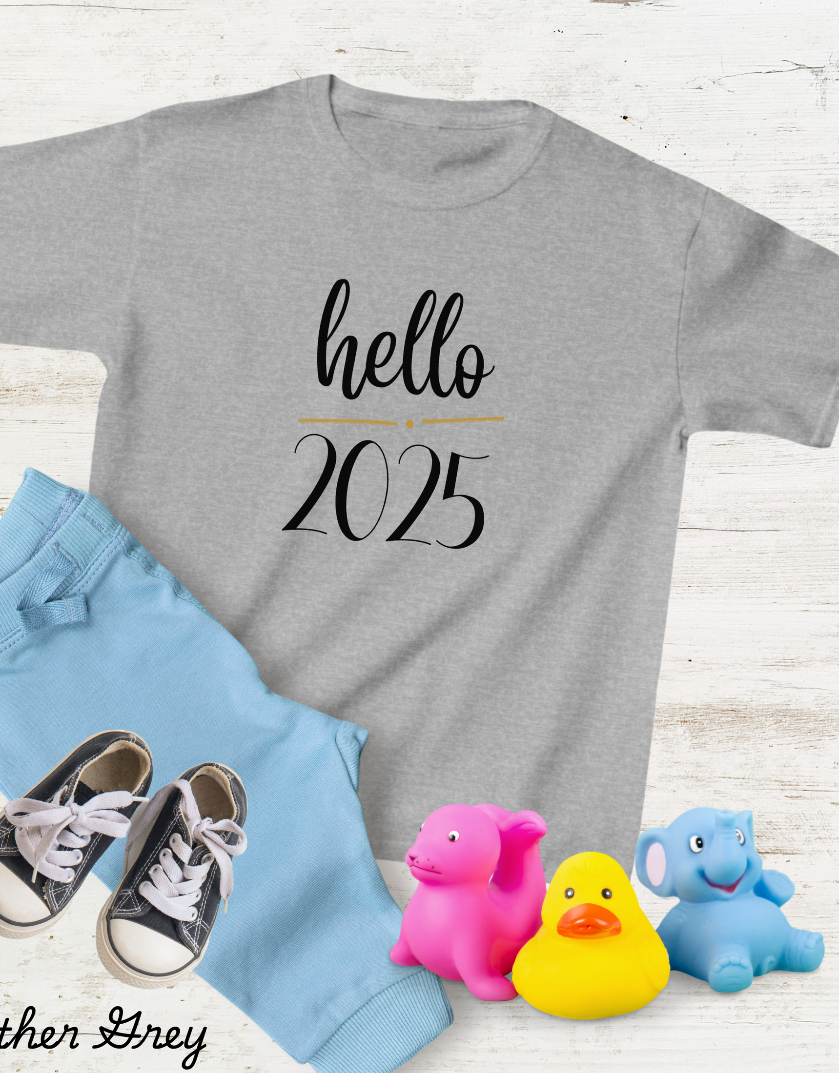 Hello New Year Tshirts For Kids, Kids Shirts New Beginning, Baby Clothing