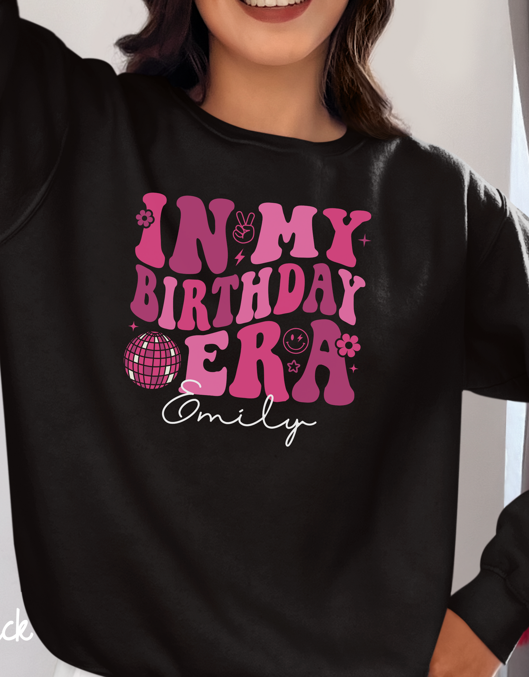 In My Birthday Era Sweatshirt, Custom Birthday Girl Name, Birthday Sweater, Custom Name Birthday Sweatshirt, Trendy Birthday Girl, BDay Party Sweater