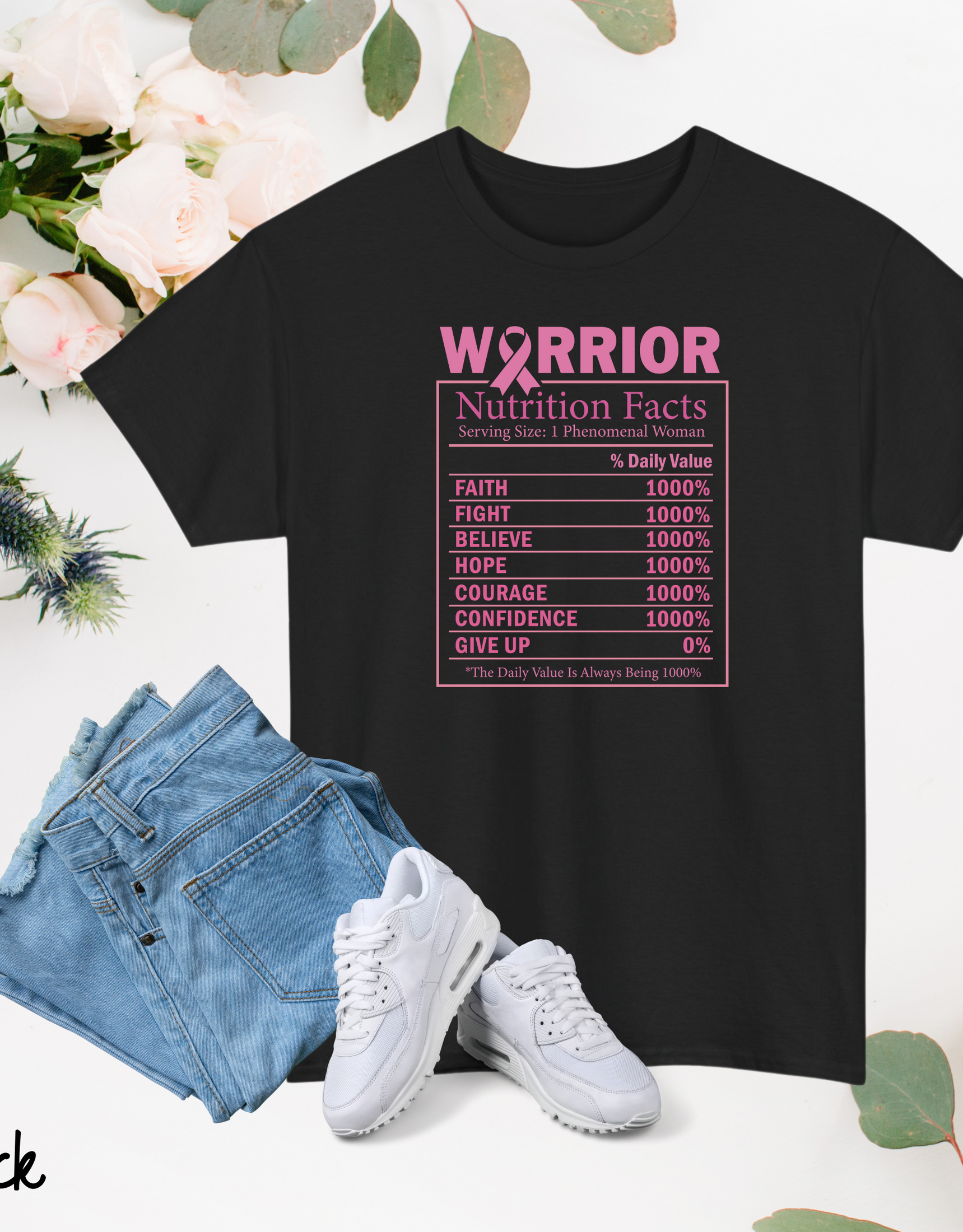 Nutrition Facts Shirt, Breast Cancer Awareness Month, Cancer Warrior, Cancer Survivor Shirt, Cancer Survivor Gift