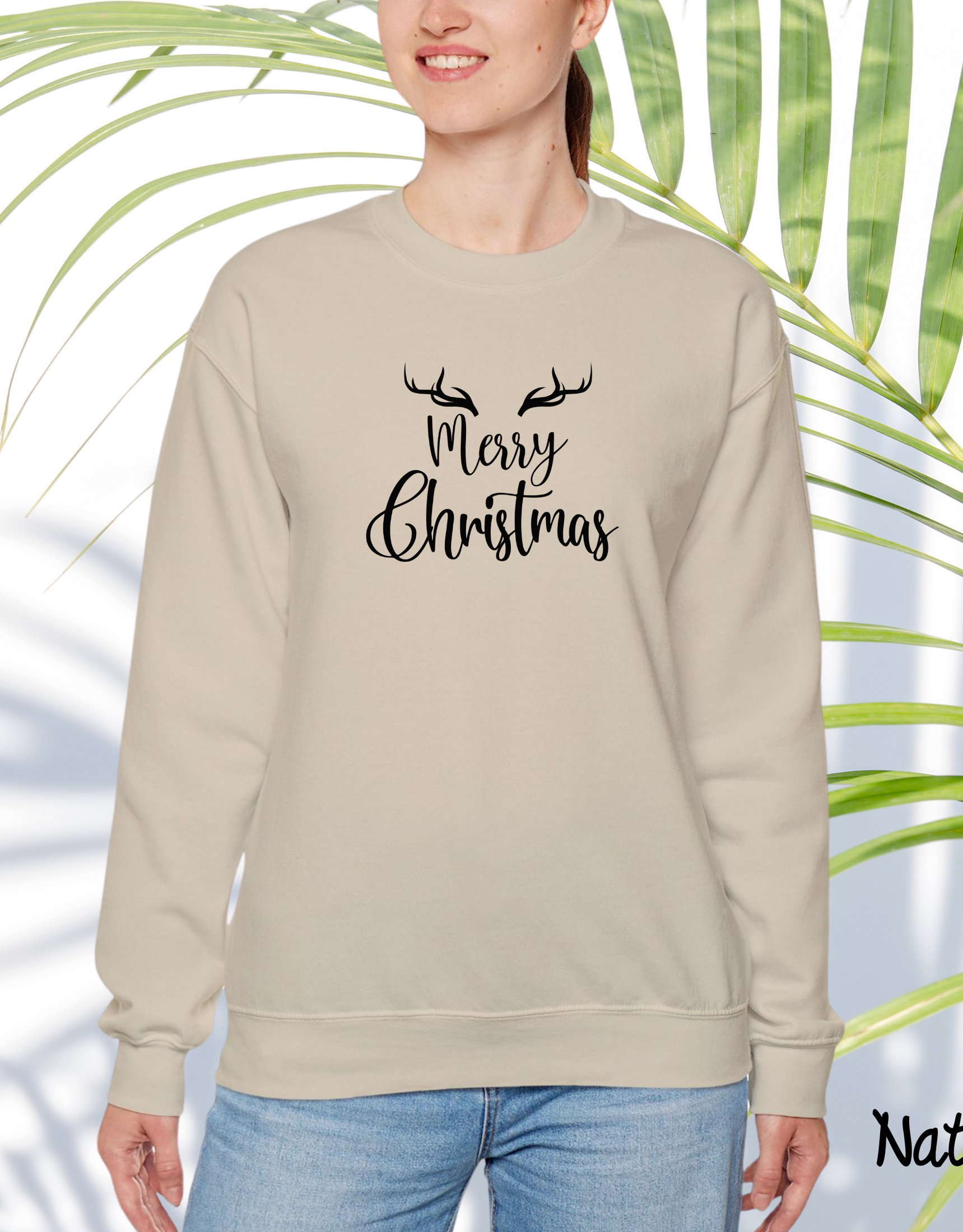 Christmas Sweatshirt, Reindeer Christmas Sweatshirt, Vacation Shirt, Xmas Gift