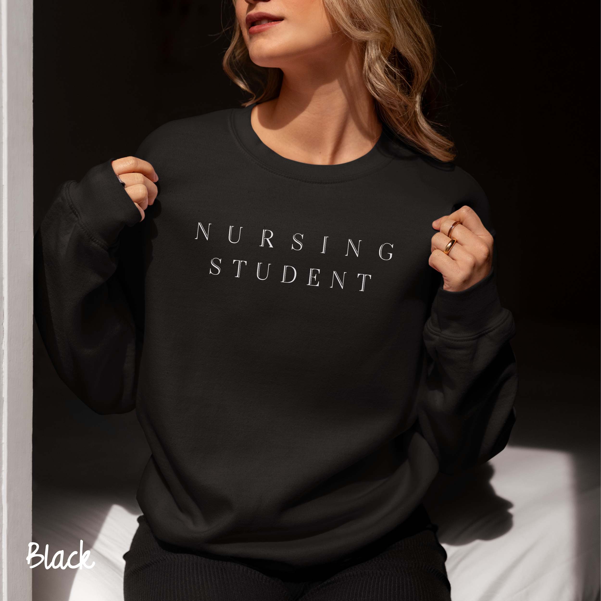 Nursing Student Sweatshirt, Nursing School Sweatshirt, Rn Sweatshirt, Womens Crewneck Sweatshirt, Future Nurse Sweater, Gift For Nurse