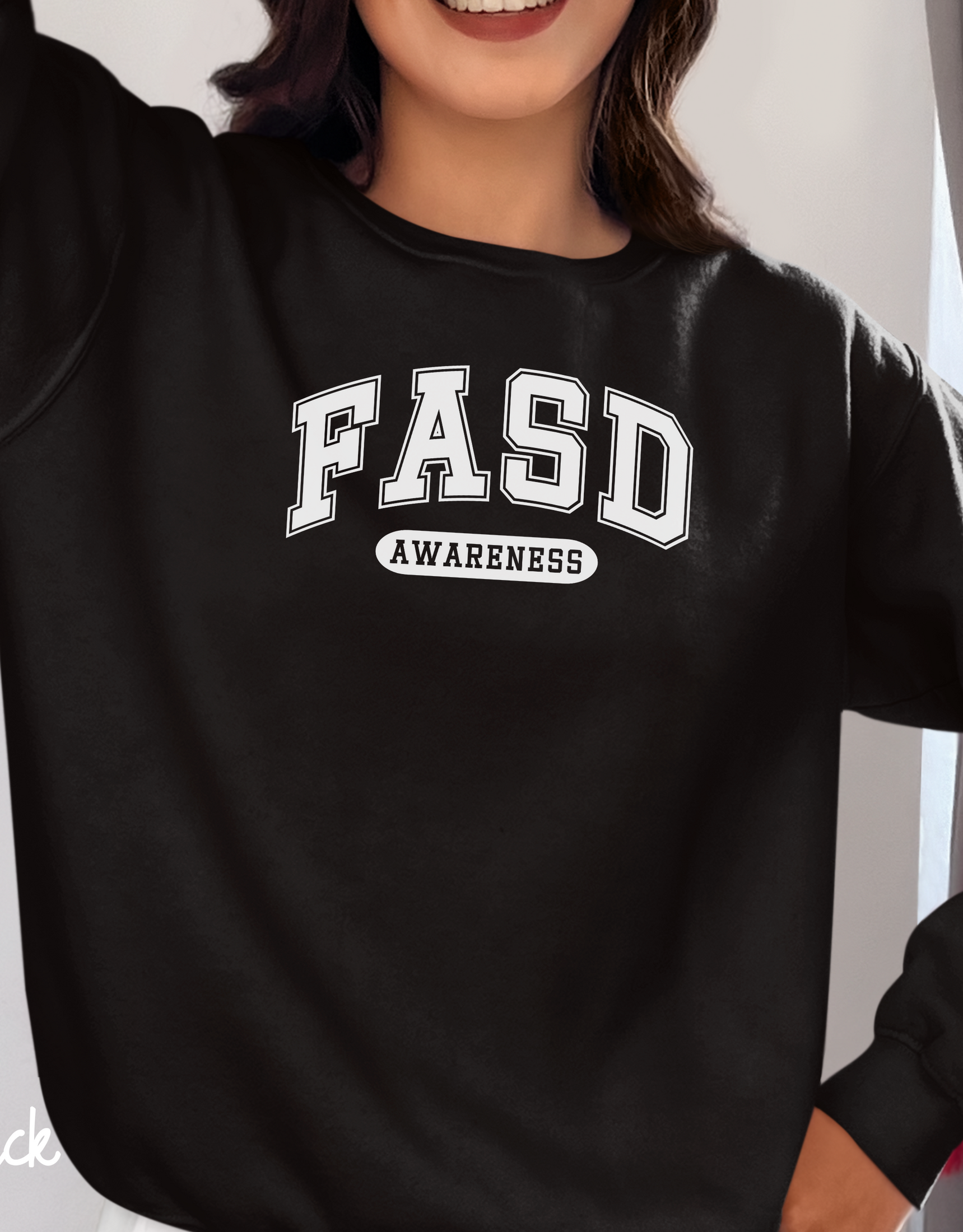 FASD Awareness Sweater, Awareness Month Sweater, Fetal Alcohol Spectrum Disorder FASD Sweater