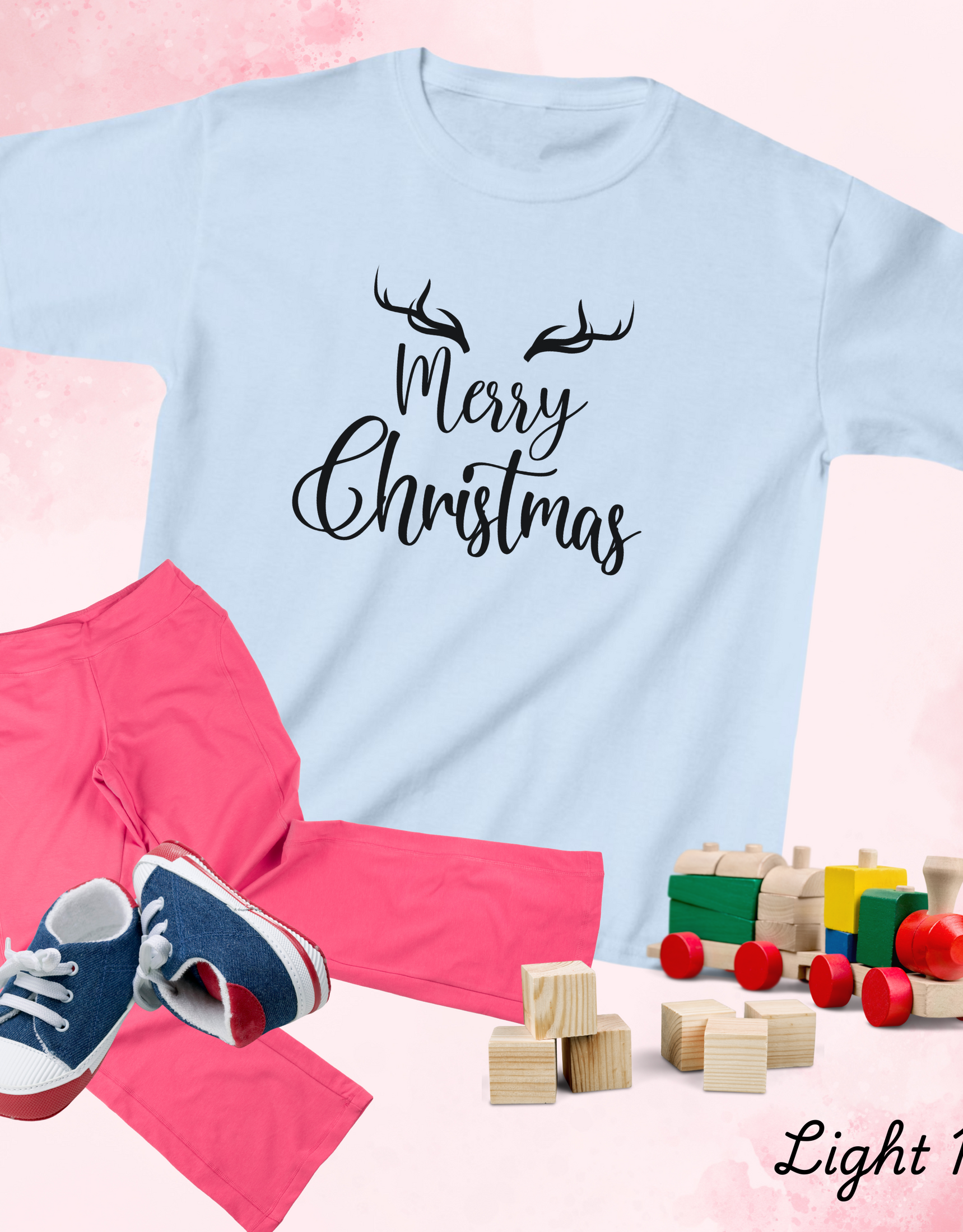 Reindeer Christmas Toddler Shirt, Christmas Kids Shirt, Sheep Xmas T-Shirt, Holiday Tee