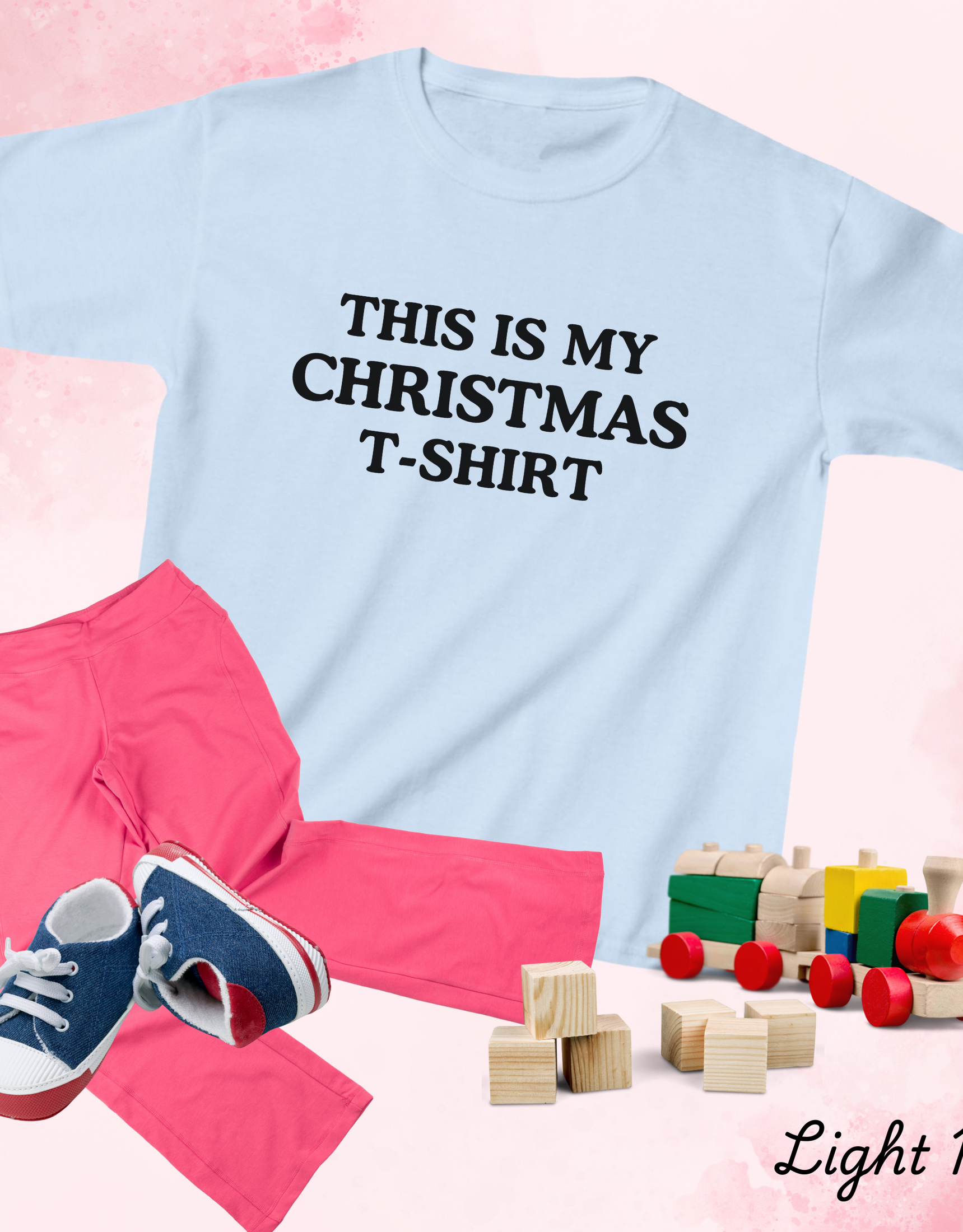 This Is My Christmas Tshirt Kids Tee, Joyful Xmas Tees, Merry Christmas Toddler Shirts