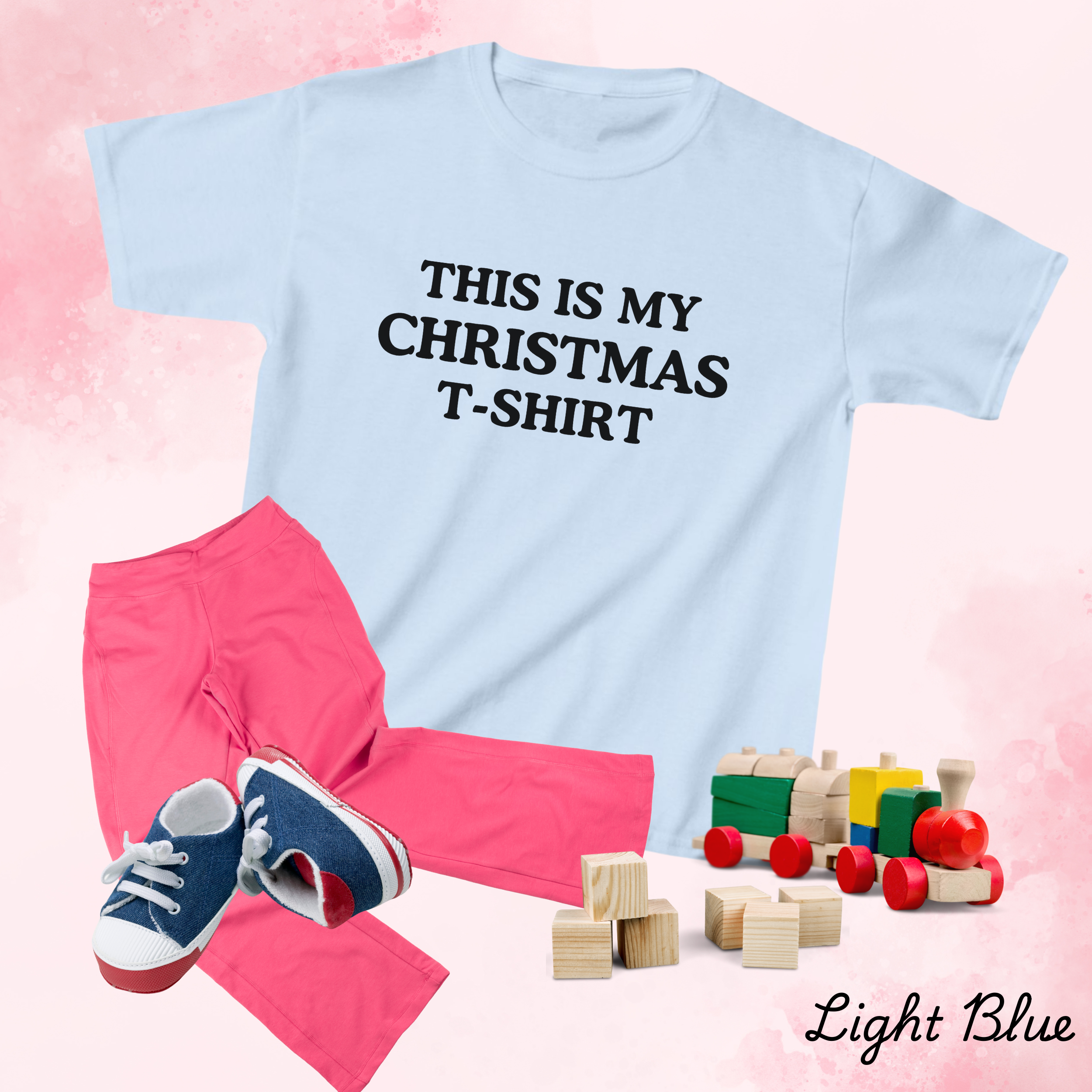 This Is My Christmas Tshirt Kids Tee, Joyful Xmas Tees, Merry Christmas Toddler Shirts