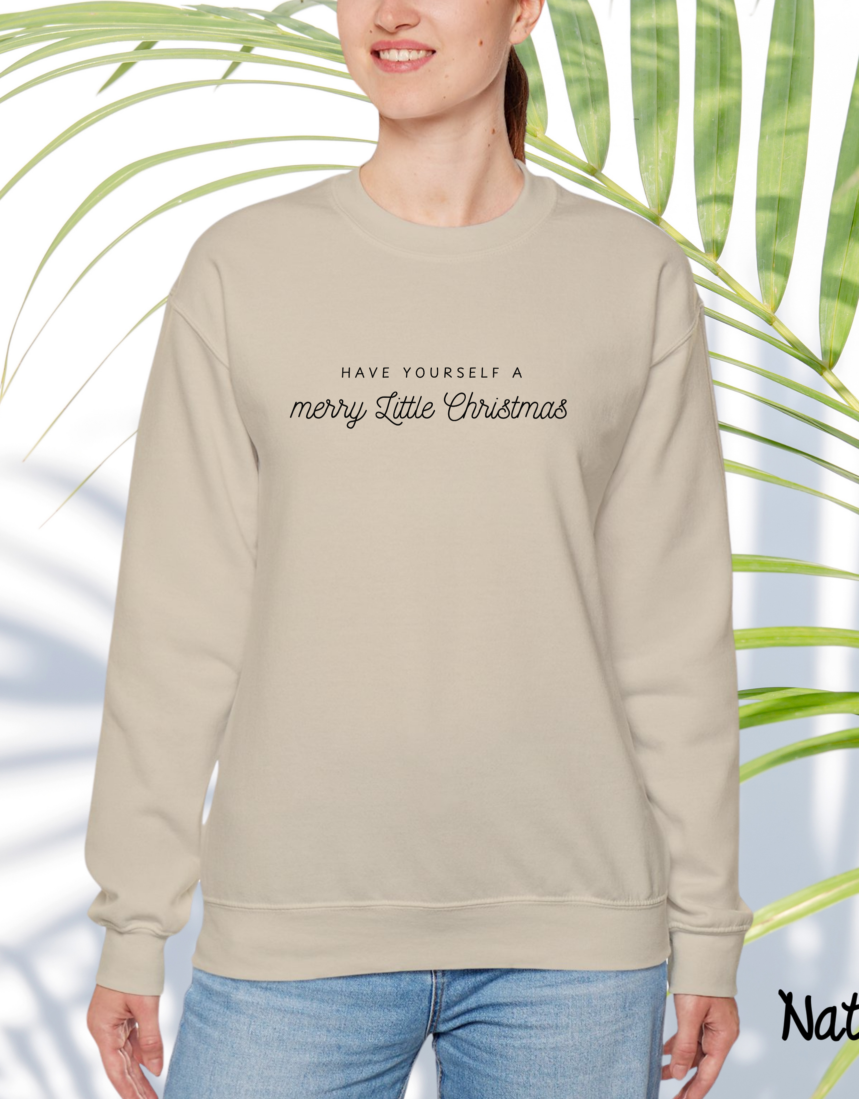 Have Yourself A Merry Little Christmas sweatshirt, Womens Christmas Shirt, Minimal Christmas Shirt