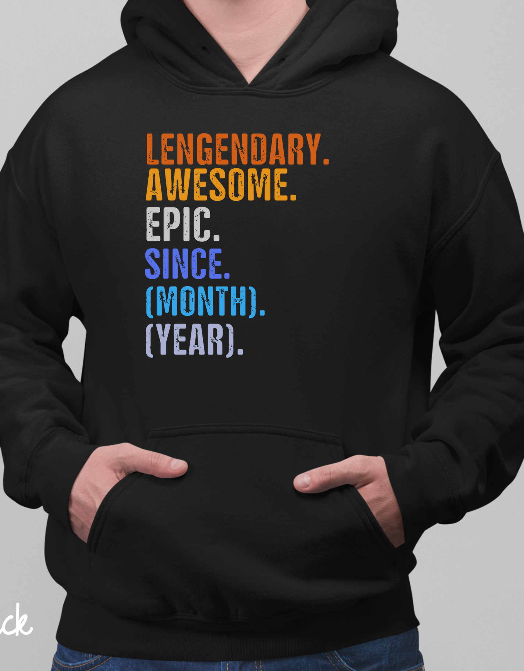 Legendary Awesome Epic Since Personalized Hoodie, For Men And Women, Custom Birthday Hoodie, Custom Hoodie, Birthday Party