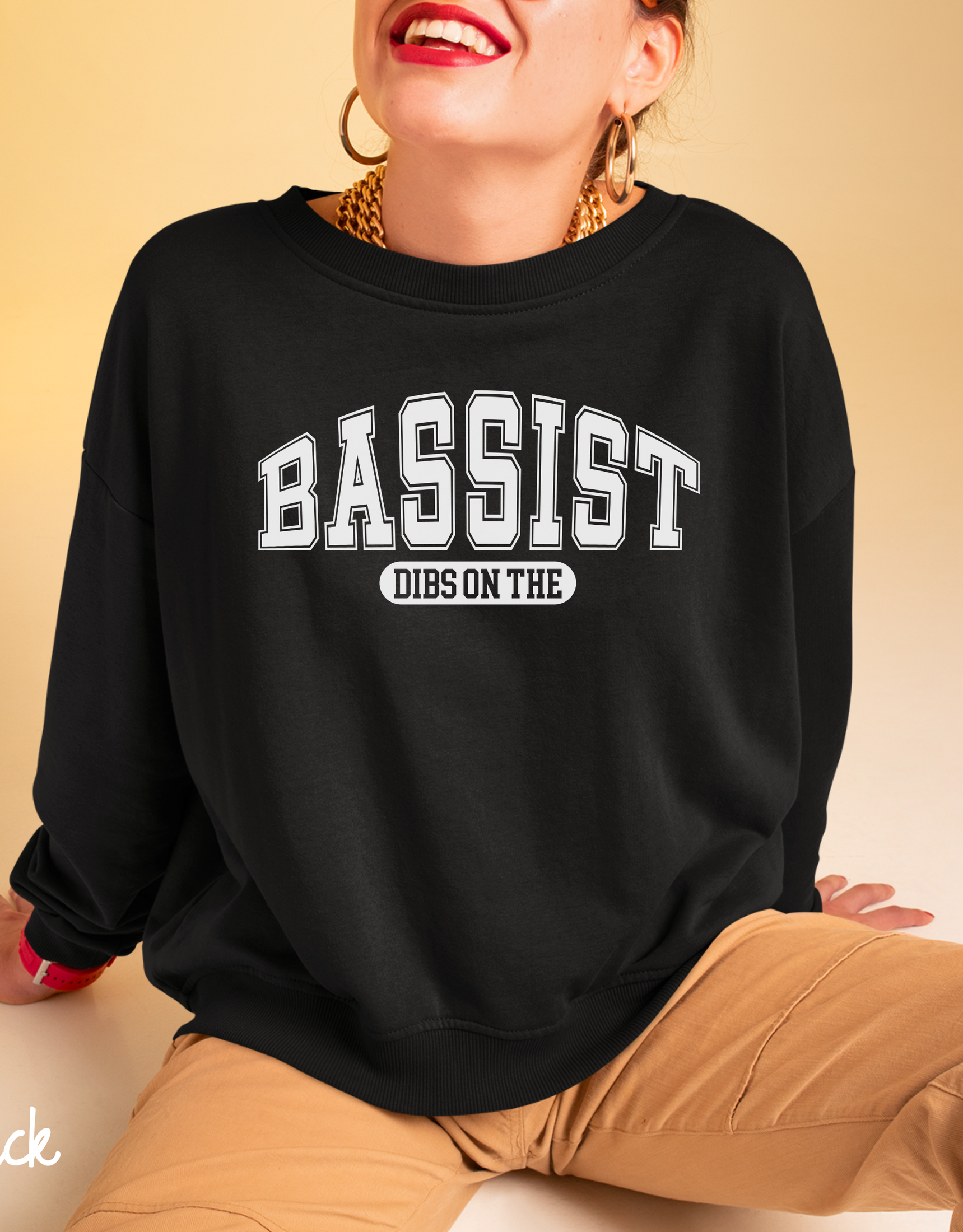 Dibs on the Bassist Sweater, Funny Bass Player Sweater, Funny Bassist Sweater, Bass Player Gift, Bass Guitar, Bassist Wife, Bassist Girlfriend