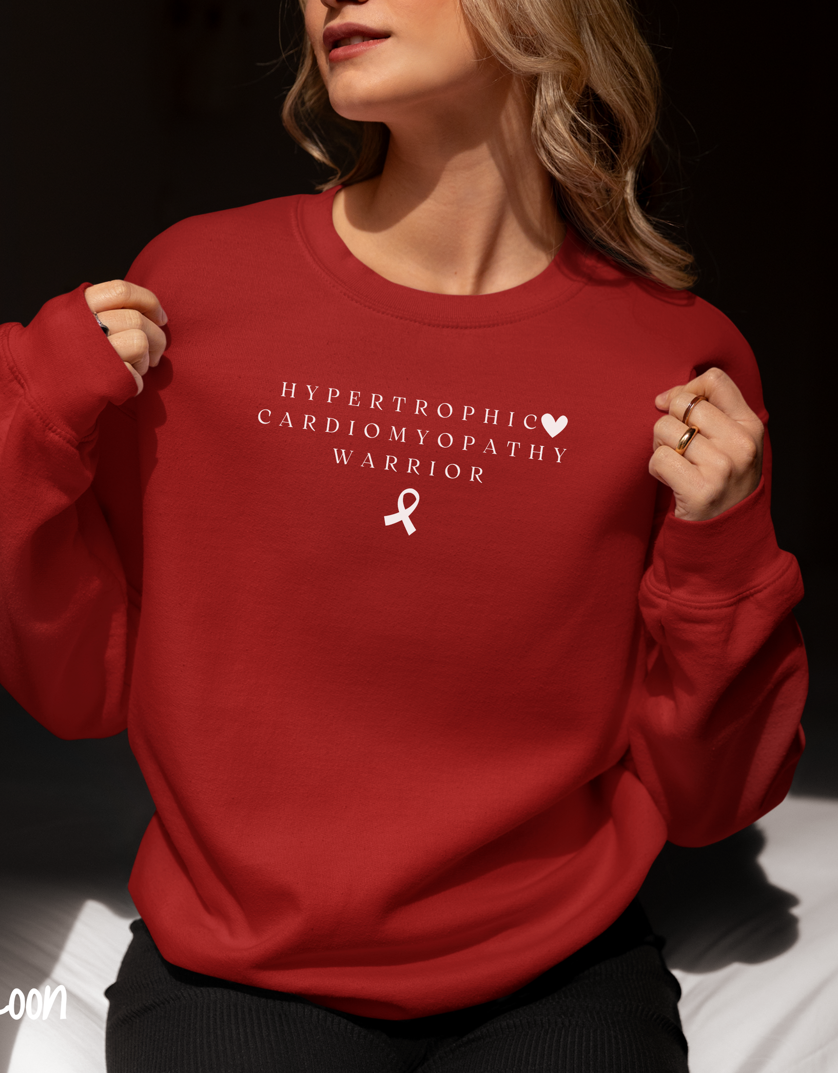 Hypertrophic Cardiomyopathy Warrior Sweatshirt, HCM Awareness Sweater, Inspirational Sweater, Gift For Him, Gift For Her