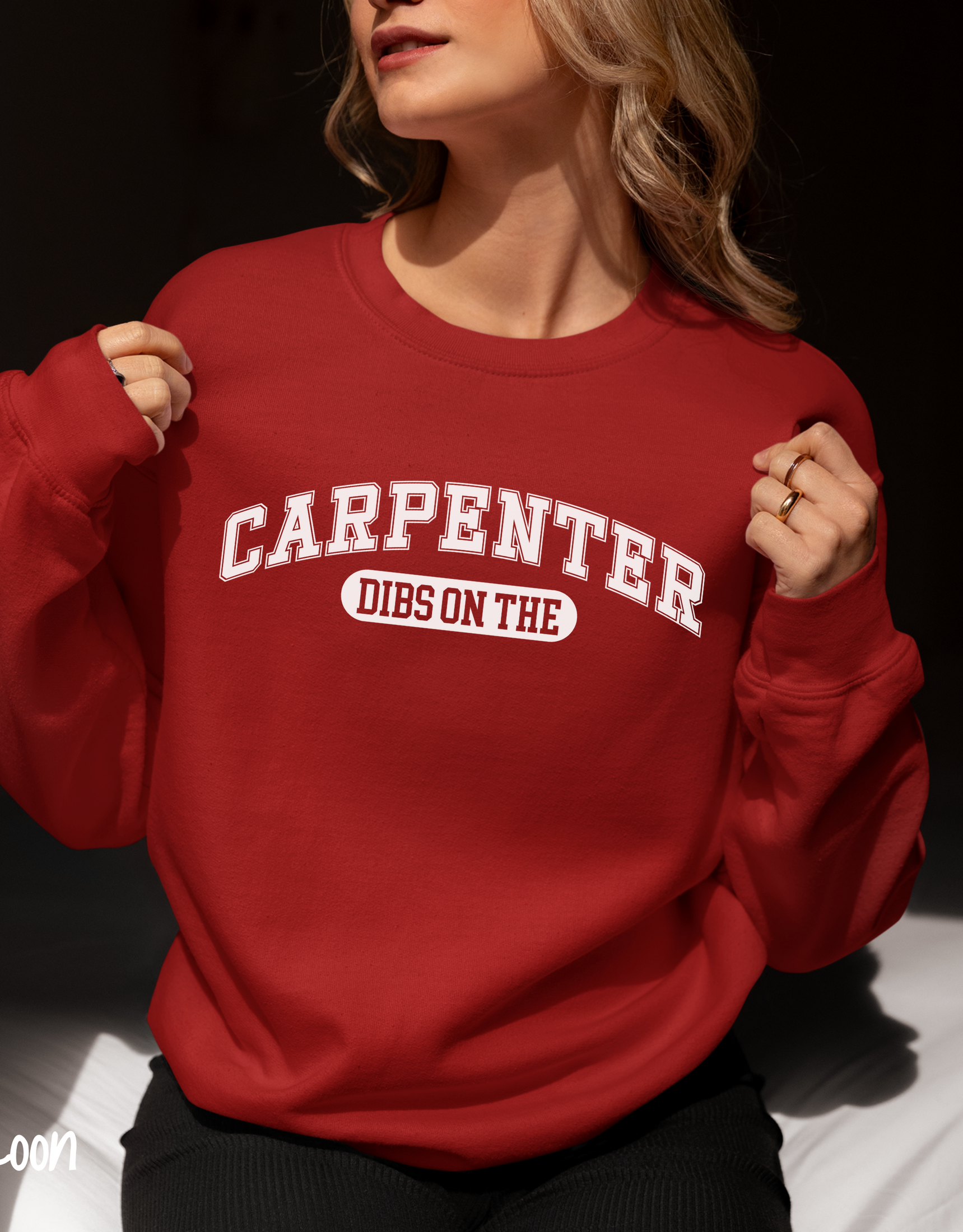 Dibs On The Carpenter Sweater, Carpenter's Wife Sweater, Woodworking Sweater, Carpenter Sweater, Woodworker Sweater, Cabinet Maker Wife Sweater