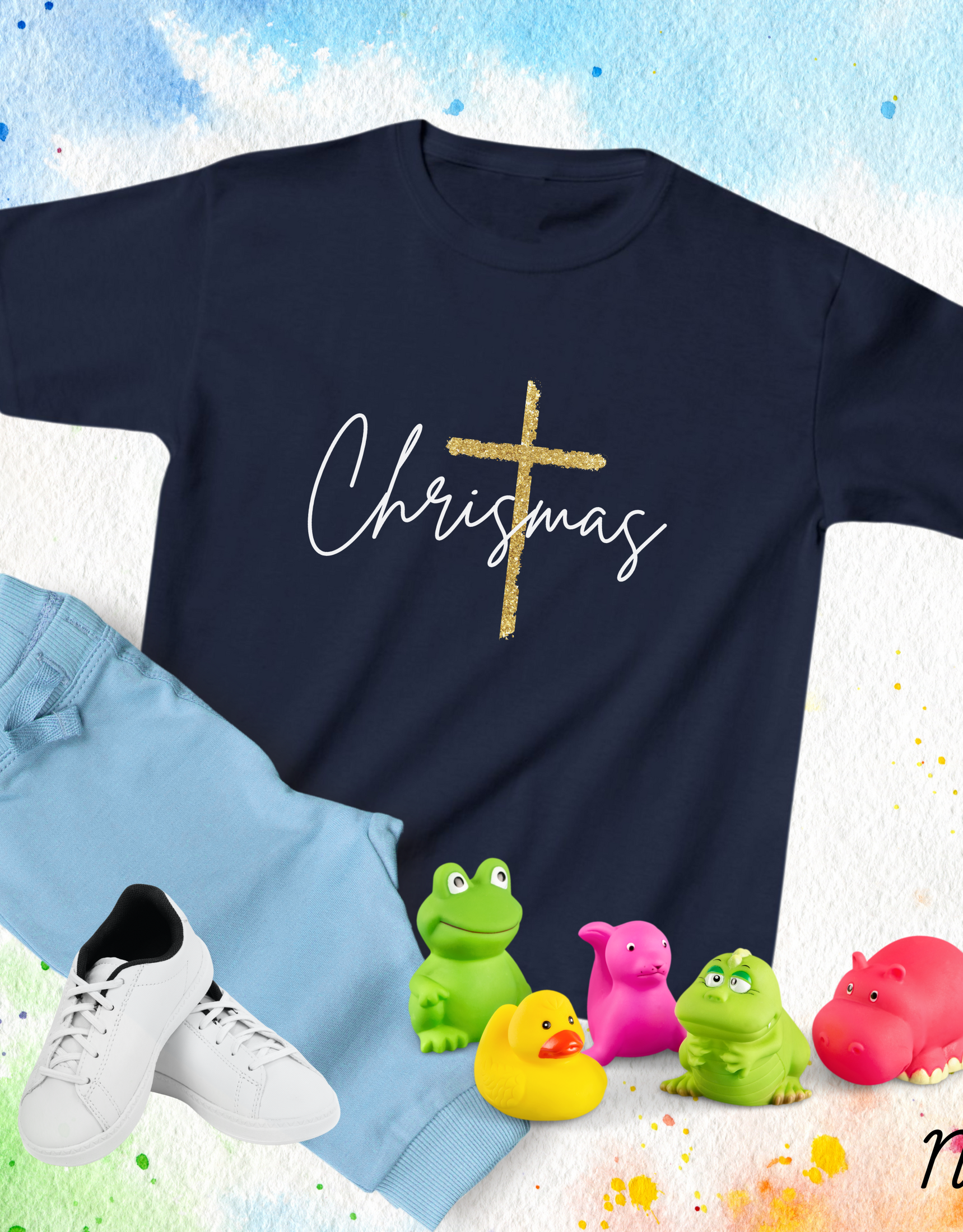 Jesus Christmas Toddler Shirt, Kids Christmas Shirt, Holiday Kids Shirt, Toddler Tees