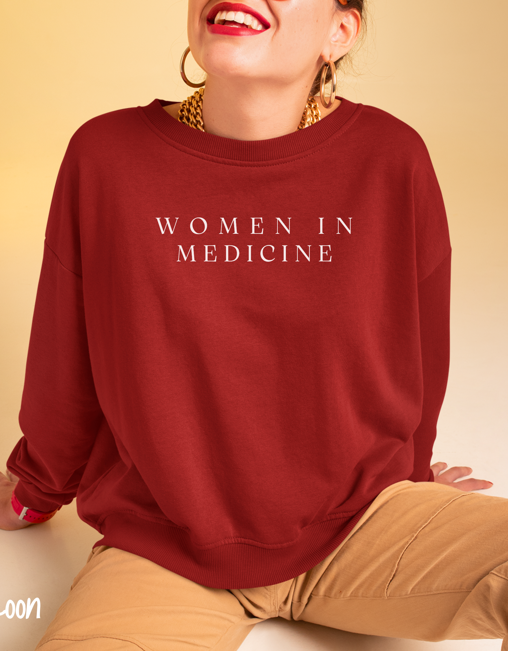 Women in Medicine Sweater, Female Doctor Sweater, Med School Sweater, Medical Doctor Sweater, Med Student Sweater, Med School Grad Gift