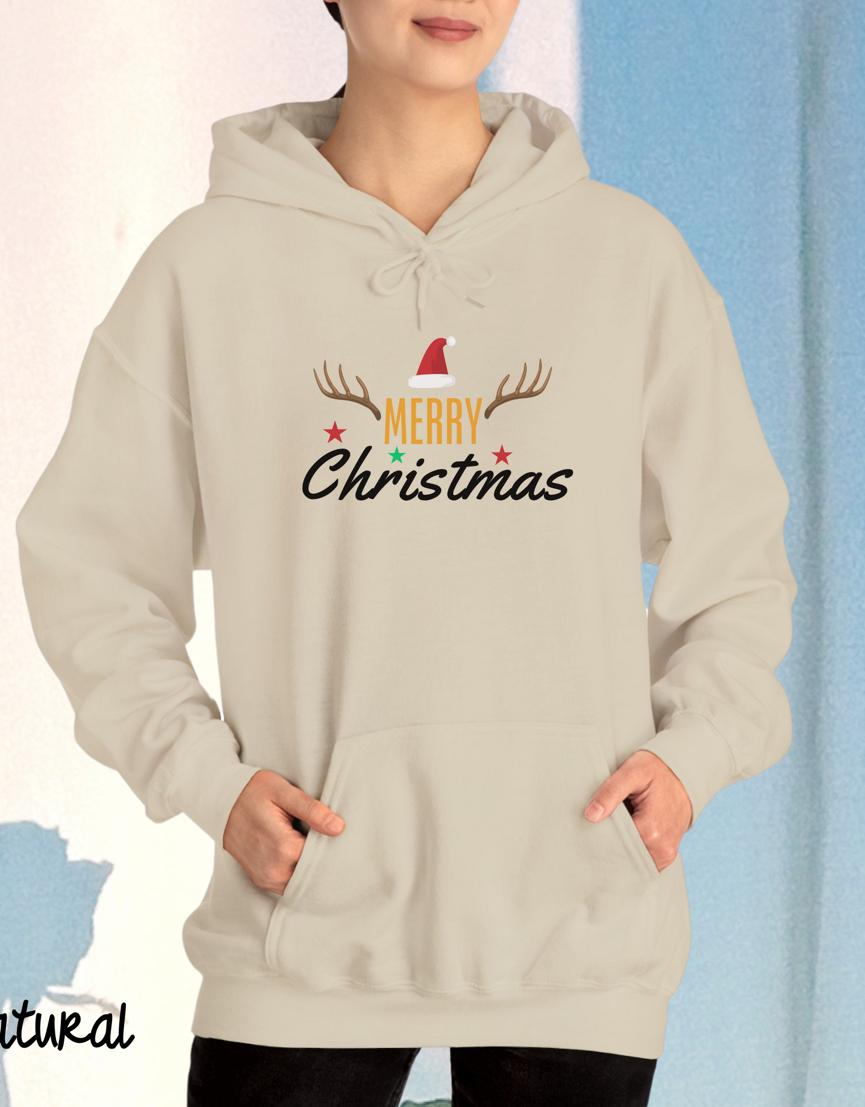 Merry Christmas Spirit Jumper Hoodies & Cozy Holiday Hoodies for Women