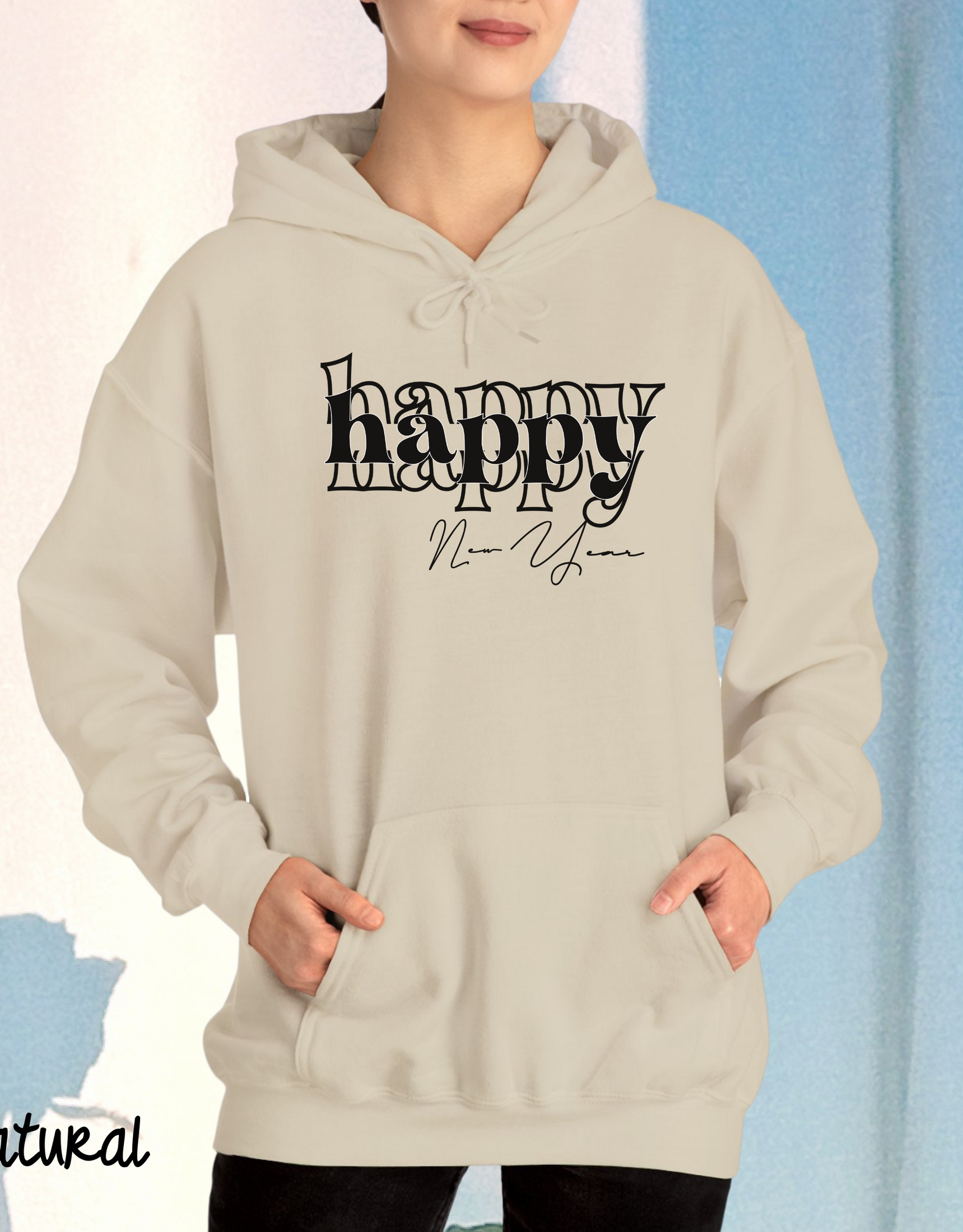 Happy Happy New Year Hoodies, Hoodies For New Year, Trendy Hoodies, Holiday Hoodies