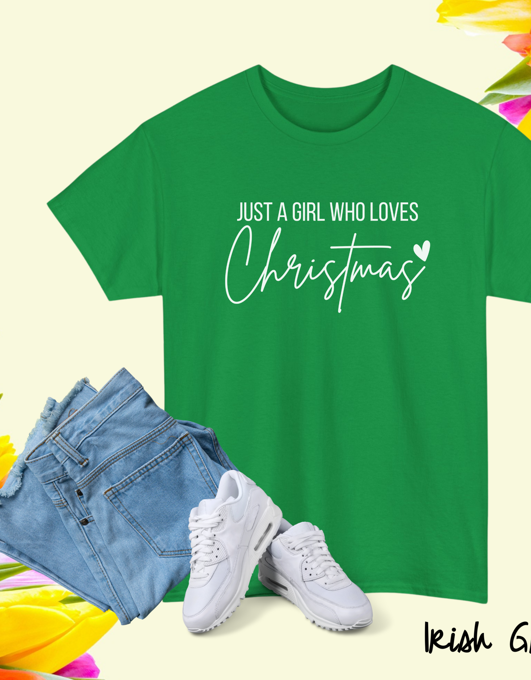 Just A Girl Who Loves Christmas Holiday Winter t-Shirt for Christmas