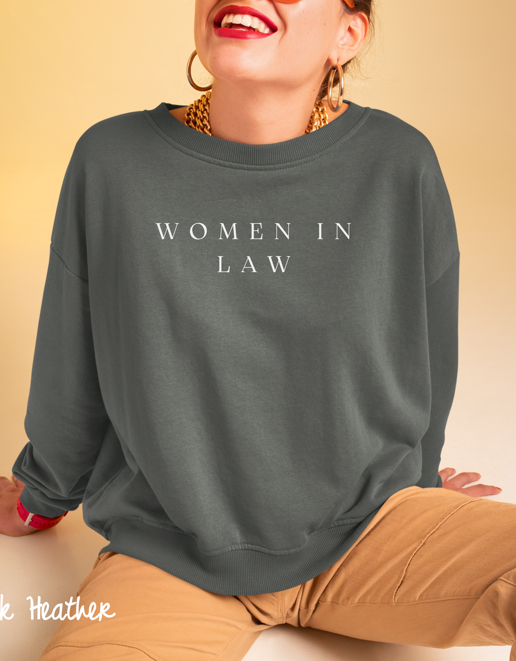 Women in Law Sweatshirt, Lawyer Sweatshirt, Female Lawyer Sweatshirt, Law School Graduate Gift, Law Student Sweater, Law Student Gift