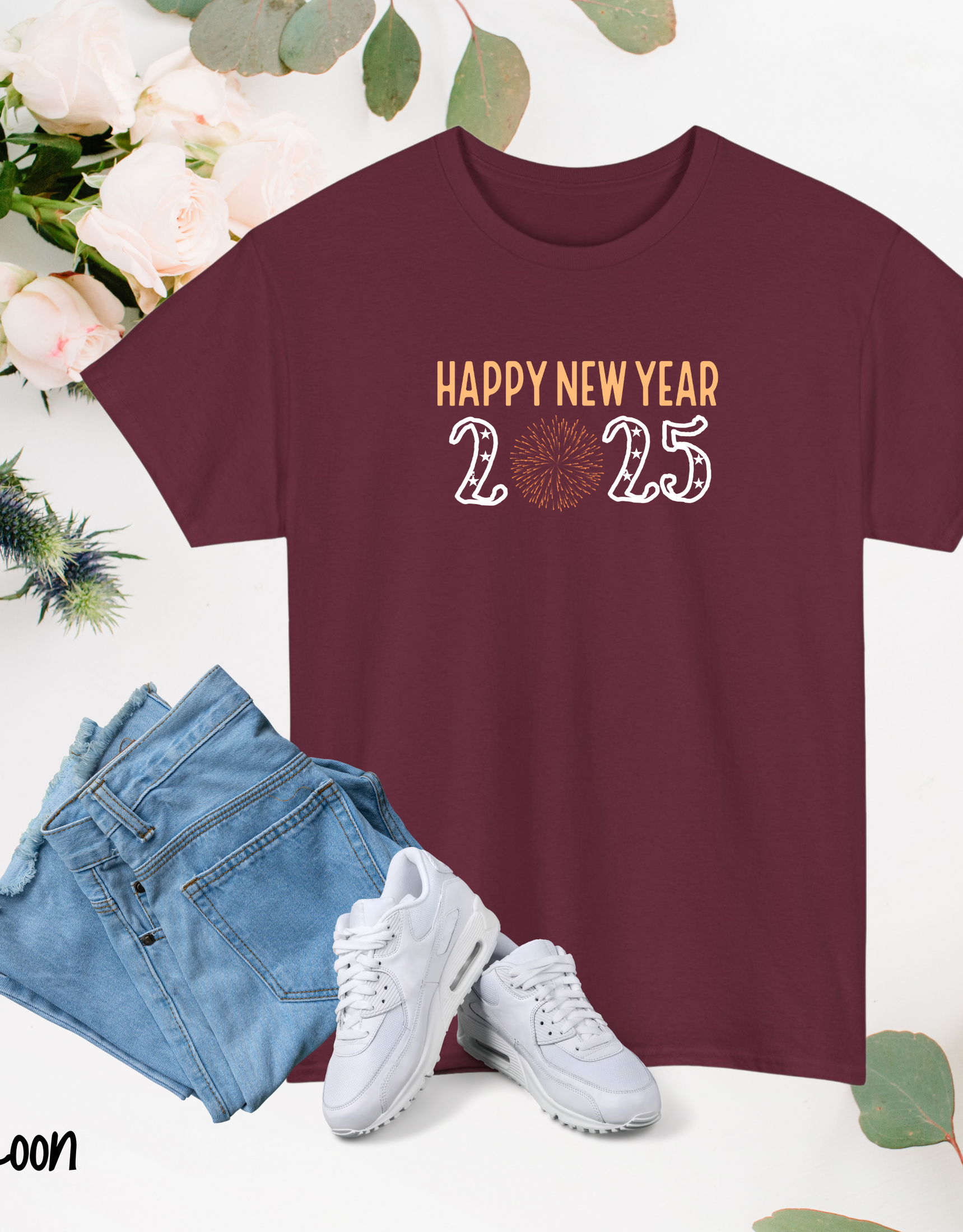 2025 New Year Crew Tshirt, New Year Tee Shirts, Happy New Year Tees