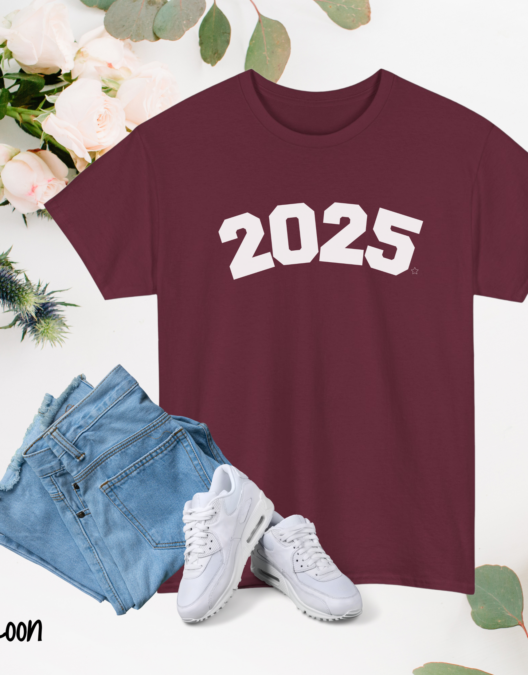 2025 Family Matching Tshirts, New Year Outfits, Gift For NY Party, Simple Tees