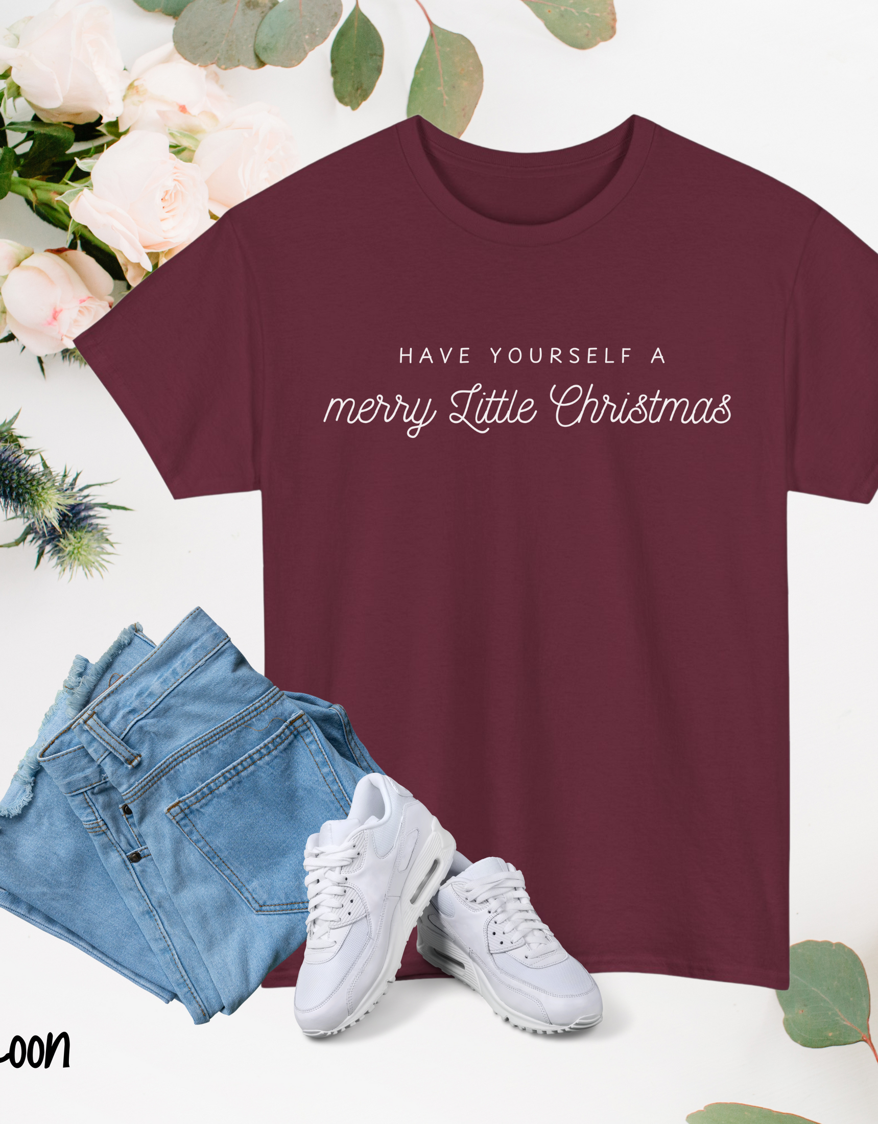 Christmas Crew tee Minimal Christmas t-Shirt Xmas Tee