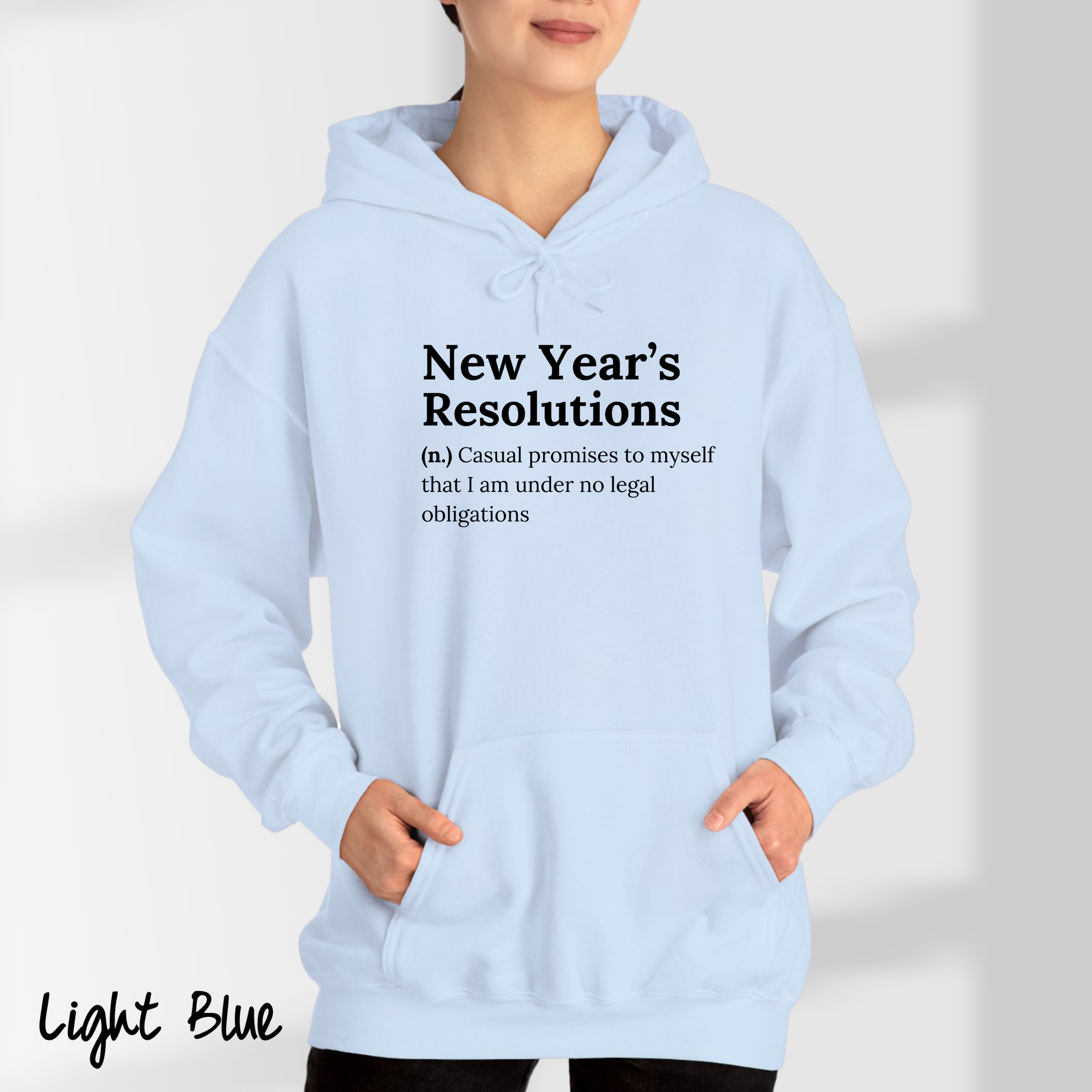 New Year's Resolutions Hoods, Holiday Winter Jumpers, New Year Hoodies For Men and Women